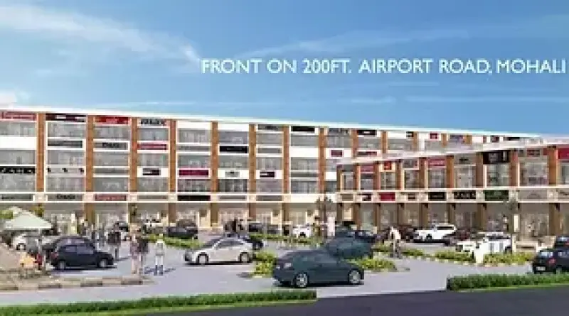 Mohali City Centre Aerocity: Luxury SCOs & Retail Spaces on Airport Road | Best Commercial Projects Mohali Real Estate