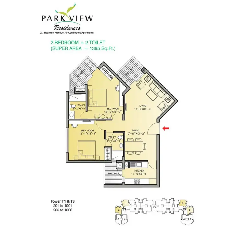 Bestech Park View Residences Sector 66 Mohali | Luxury 2-3 BHK Residential Apartments in Mohali