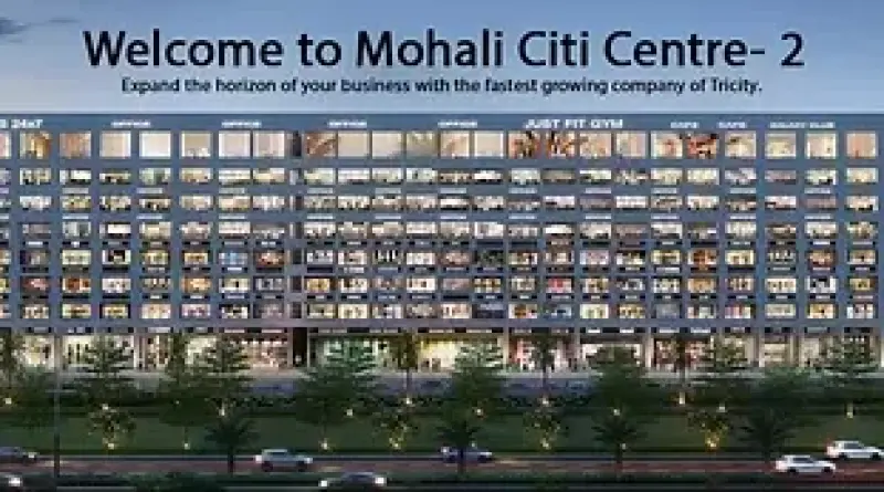 Mohali City Centre Aerocity: Luxury SCOs & Retail Spaces on Airport Road | Best Commercial Projects Mohali Real Estate