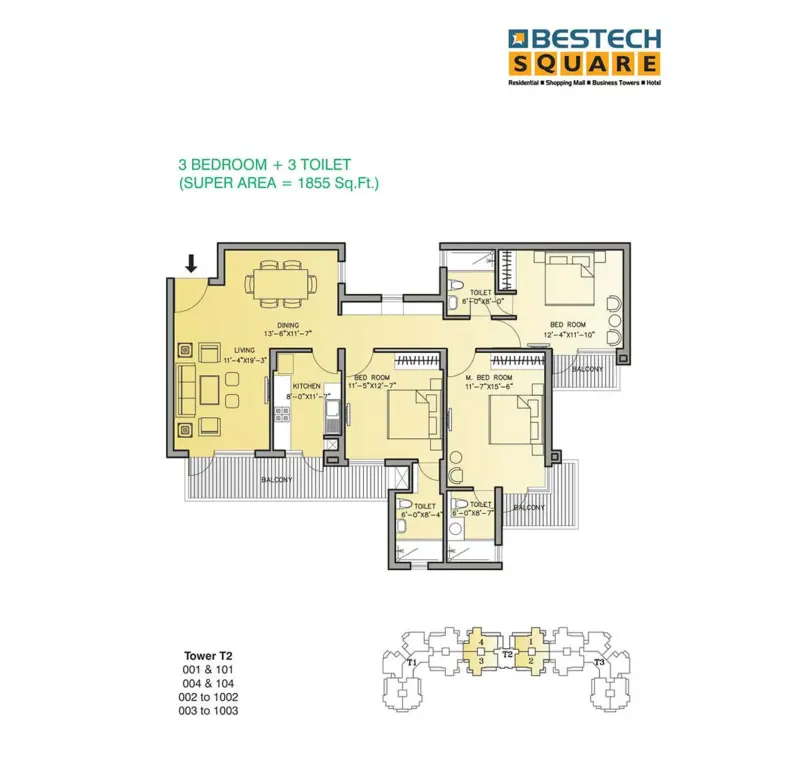 Bestech Park View Residences Sector 66 Mohali | Luxury 2-3 BHK Residential Apartments in Mohali