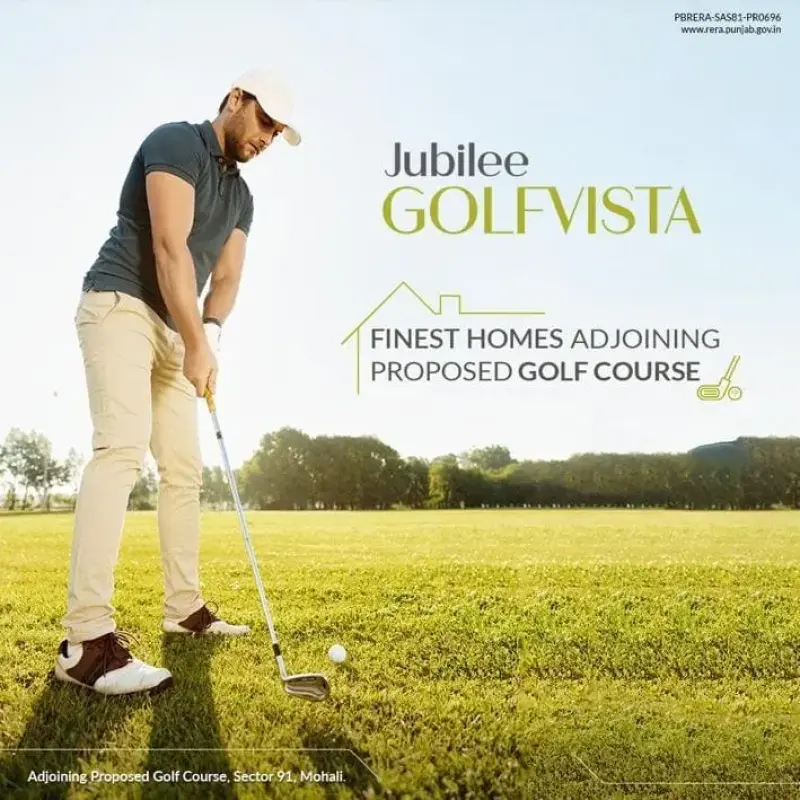 Jubilee Golfvista Sector 91 Mohali | 3BHK Mid-Rise Apartments | Ready to Move Luxury Residential Projects in Mohali