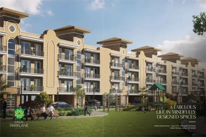 Jubilee Coral Terraces Sector 120 Mohali | Luxury 3 BHK Floors Upcoming Residential Projects Mohali