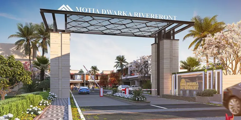 Motia Dwarka Riverfront, Premium | Residential plots