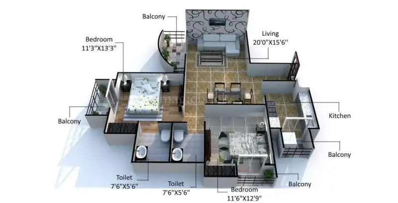 Ansal Orchard County - Luxury Residential Apartments 2-3 BHK