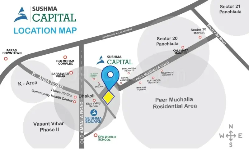 Sushma Capital - Commercial Showrooms SCO
