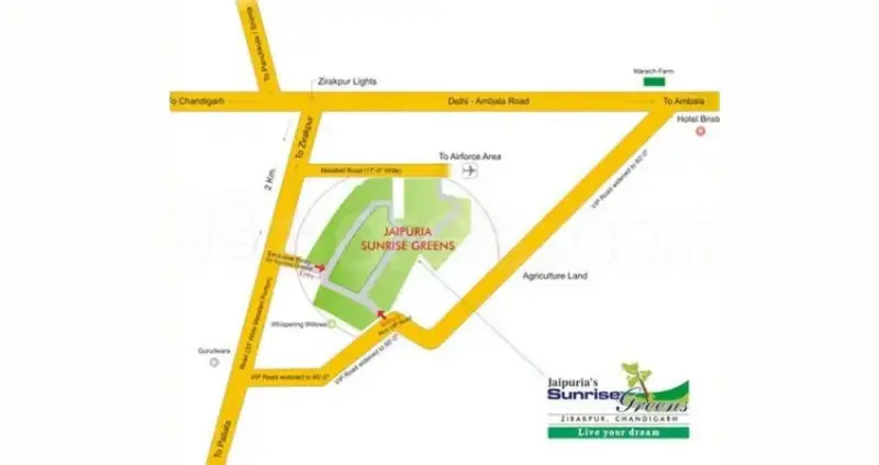 Jaipuria Sunrise Greens Zirakpur: Best Apartments in Real Estate Projects in Zirakpur