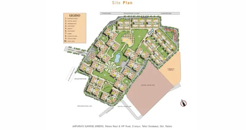 Jaipuria Sunrise Greens Zirakpur: Best Apartments in Real Estate Projects in Zirakpur