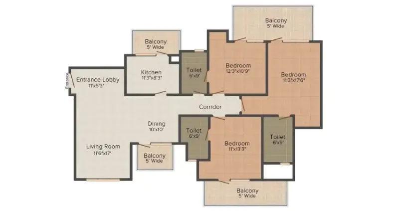 Jeevan Niwas Sector 20 Panchkula: Premium 3 BHK Residential Apartments in Panchkula | Real Estate Projects in Panchkula