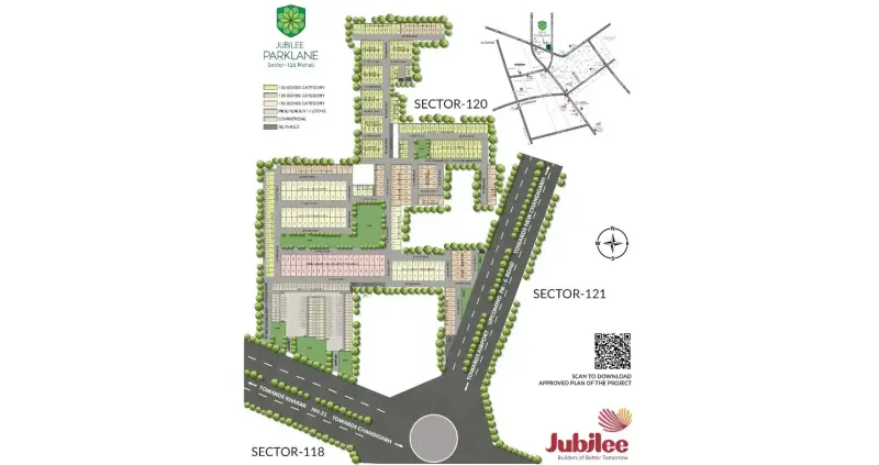 Jubilee Parklane Sector 120 Mohali: Best Residential Plots, Independent Floors & Commercial Projects in Mohali