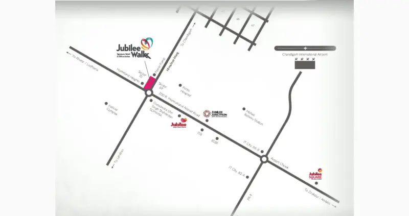 Jubilee Walk Sector 70 Mohali: Best Commercial Project in Mohali | Retail, Offices, SCOs for Sale