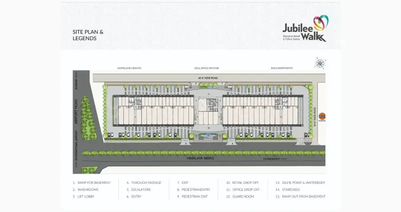 Jubilee Walk Sector 70 Mohali: Best Commercial Project in Mohali | Retail, Offices, SCOs for Sale
