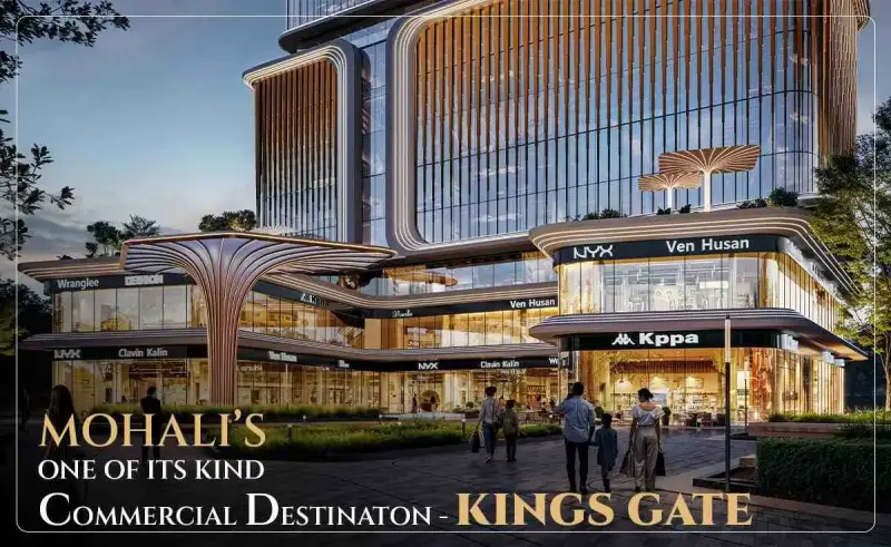 Kings Gate Mohali: Luxury Commercial Spaces in Sector 74A | Best Real Estate Projects in Mohali
