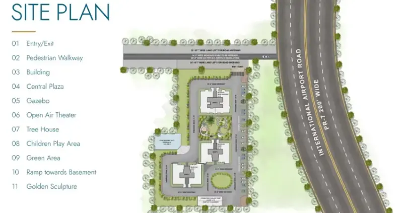 Krishna Atlantis Three Sixty Zirakpur: Luxury 3-4 BHK High-Rise Apartments on PR-7 Airport Road | Residential Project