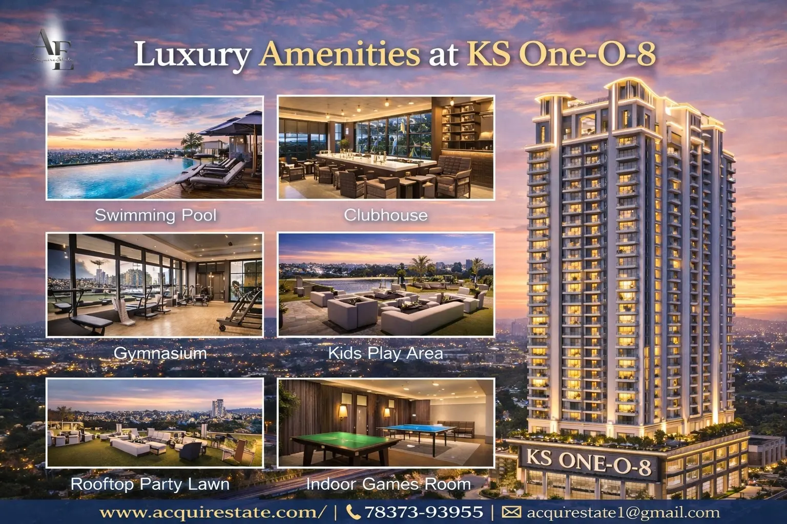 KS One-O-8 Zirakpur – Experience Elevated Luxury Living at Tricity’s Iconic 108-Meter Tower