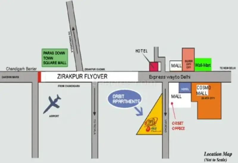 Orbit Apartments Zirakpur Mohali | 3 BHK Luxury Flats in Zirakpur | High-Rise Apartments in Mohali