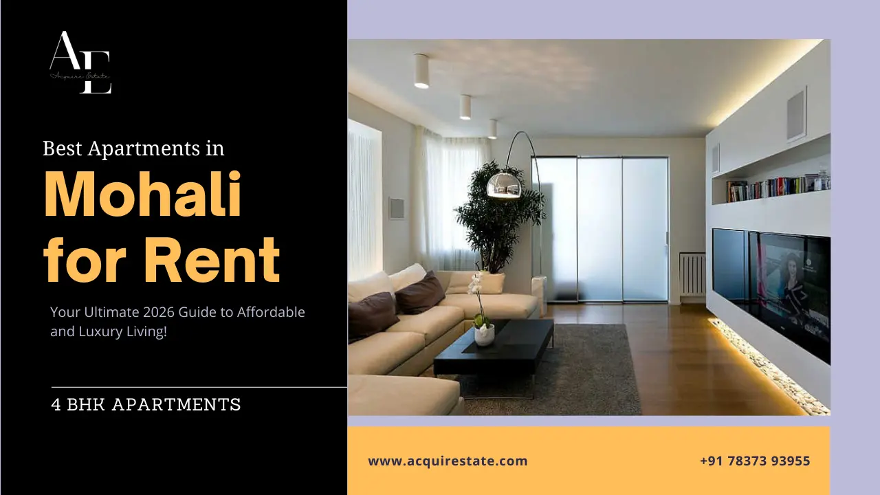 Apartments in Mohali for Rent 2026 – 1/2/3/4 BHK Flats