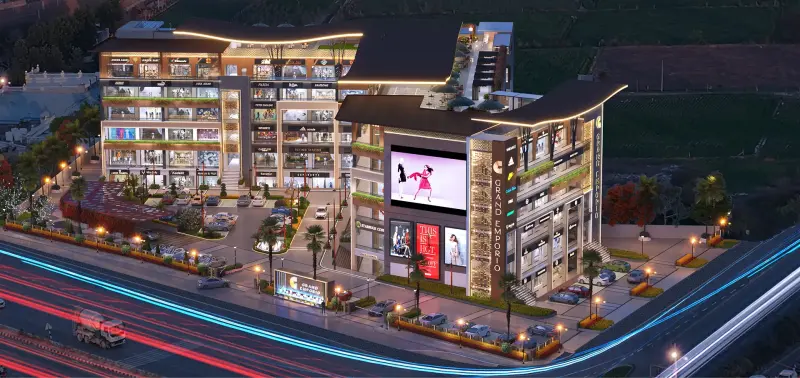 Motiaz Grand Emporio Zirakpur | Luxury Commercial Retail & SCO Spaces on Airport Road