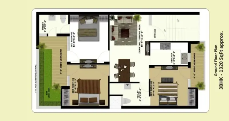 Nature Huts-2 Saidpura Village Derabassi | Independent Floors Residential Units RERA PBRERA-SAS80-PR0380