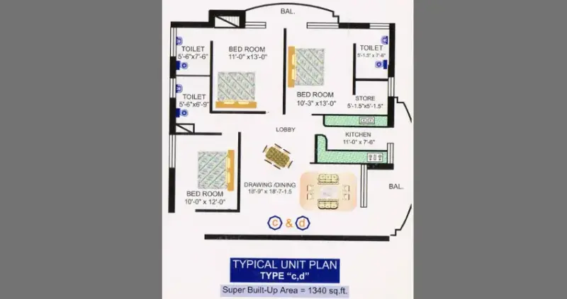 New Generation Extension Apartments Zirakpur | 3 & 4 BHK Flats | Top Residential Projects in Zirakpur