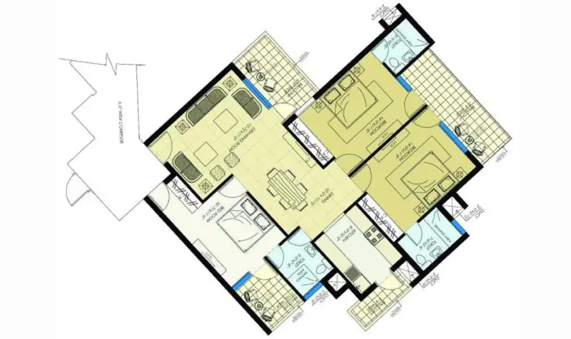 NH Aero Homes Gazipur Zirakpur | Affordable 3BHK Apartments in Zirakpur Residential Projects