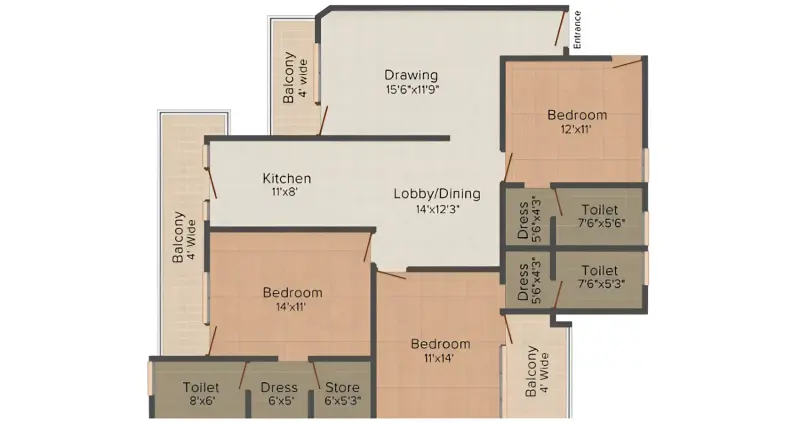 Nirmaan Royale Empire Sanauli Zirakpur: Best Residential Projects in Zirakpur | 3BHK High-Rise Apartments for Sale