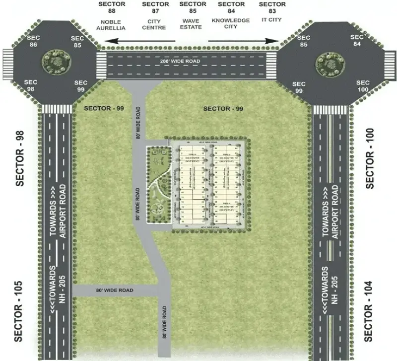Noble Willasa Sector 99 Mohali | Luxury 3BHK Independent Floors | Residential Property in Mohali | RERA Approved