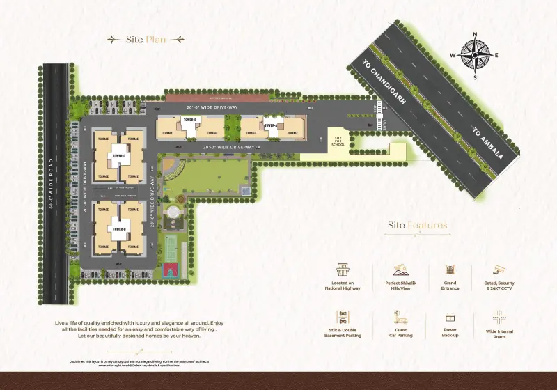 Northview Homez Patiala Road Zirakpur | Luxury 3BHK High-Rise Apartments in Zirakpur Residential Projects