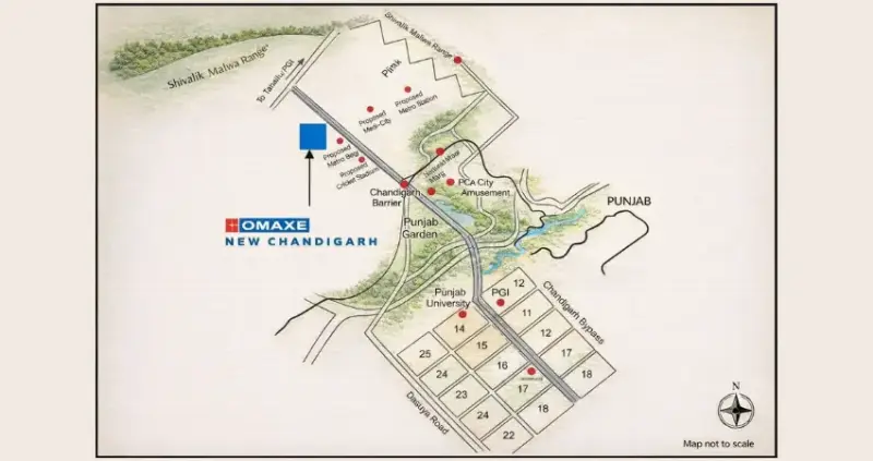 Omaxe Cassia New Chandigarh: Luxury 3/4 BHK Apartments in Mullanpur | Best Real Estate Projects in New Chandigarh