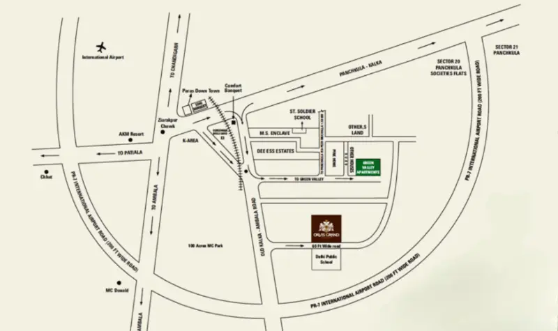 Orvis Grand Zirakpur | Luxury 3BHK, 4BHK & 5BHK High-Rise Apartments in Zirakpur Residential Projects