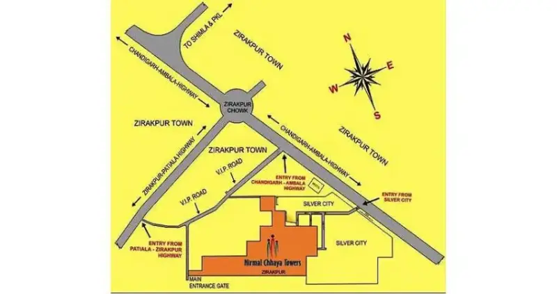 Pearls Nirmal Chhaya Towers Zirakpur: Luxury High-Rise Apartments in Best Residential Projects in Zirakpur
