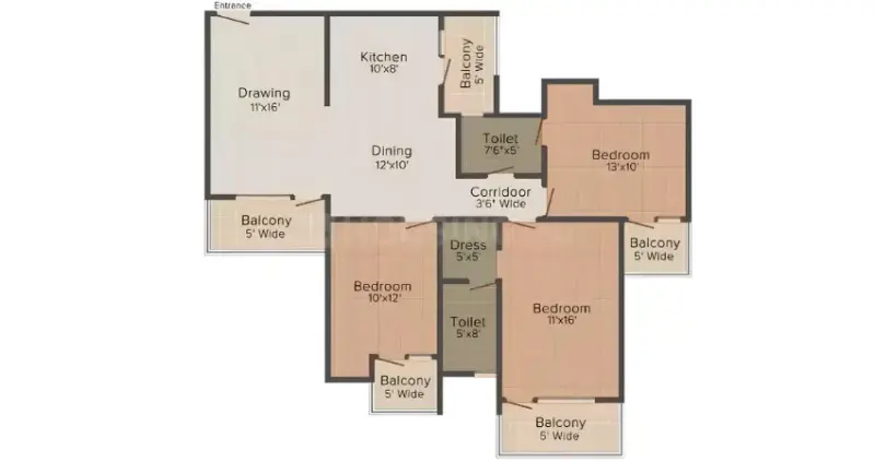 Onyxe Paraiso Zirakpur: Luxury 3 BHK Residential Apartments in Real Estate Projects in Zirakpur