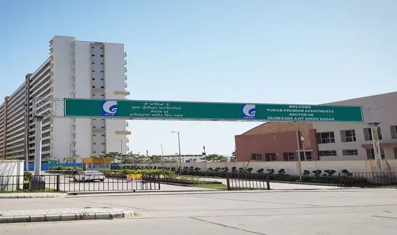 Purab Premium Apartments Sector 88 Mohali | Best Residential Projects in Mohali | Luxury High-Rise Apartments in Mohali