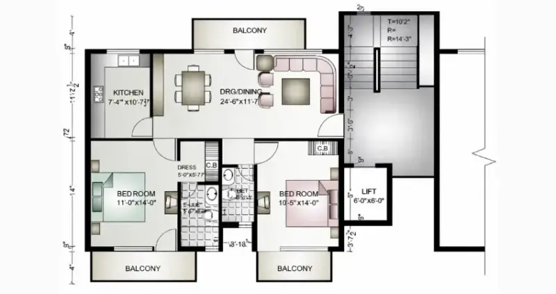 RKM Springdale Tower I and II Zirakpur: Luxury 2BHK & 3BHK Apartments for Sale in High-Rise Residential Projects