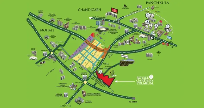 Royale Gardens Premium Zirakpur: Luxury Villas, Plots & Apartments in Chandigarh Region