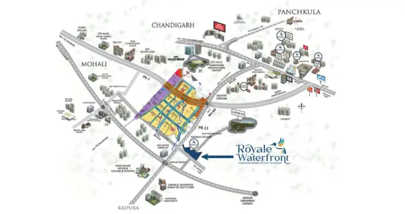 Royale Waterfront Zirakpur: Best Residential Projects in Zirakpur | Luxury Villas & Apartments Near Aerocity Mohali