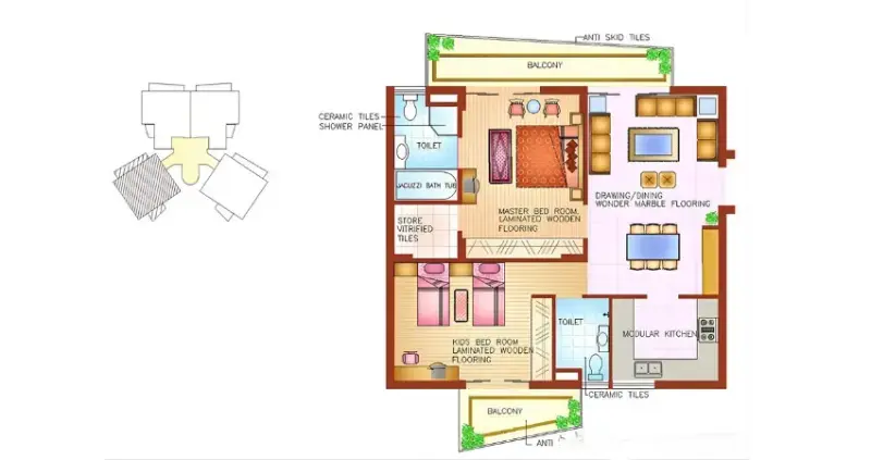 Samar Essvee Apartments Sector 20 Panchkula: Luxury 2/3 BHK Residential Apartments in Panchkula