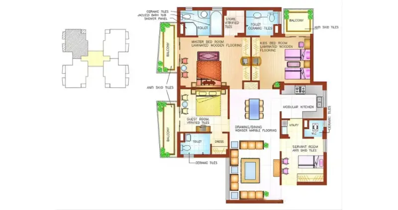 Samar Essvee Apartments Sector 20 Panchkula: Luxury 2/3 BHK Residential Apartments in Panchkula