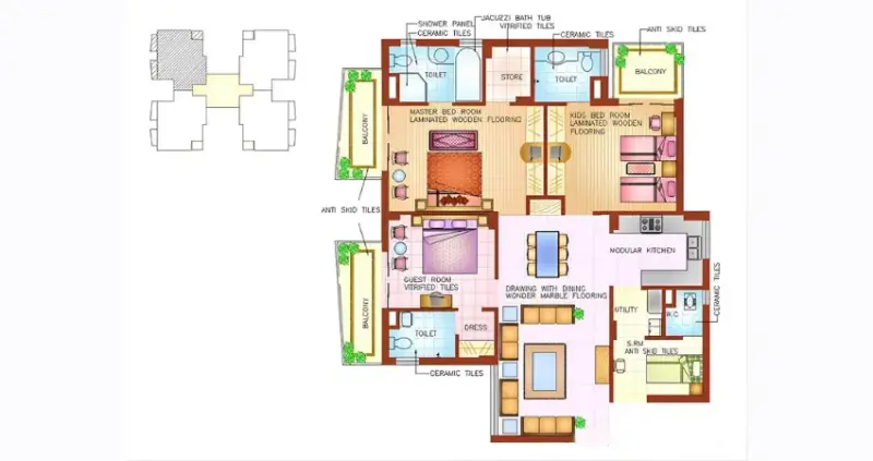 Samar Essvee Apartments Sector 20 Panchkula: Luxury 2/3 BHK Residential Apartments in Panchkula