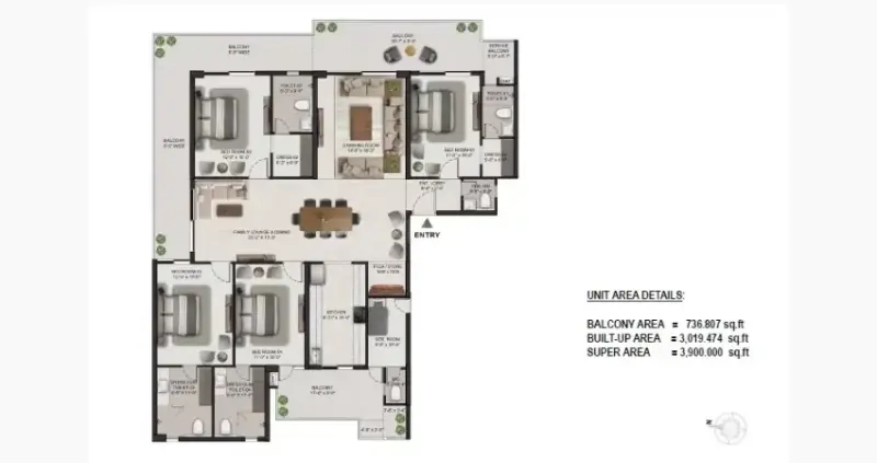 Sarv Sukh The Eden Park Zirakpur: Luxury 3 & 4 BHK High-Rise Apartments | Best Residential Projects in Zirakpur