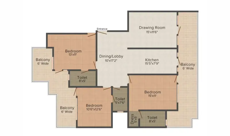 Savera Girisa Towers 2 Gazipur Zirakpur | Luxury 3BHK High-Rise Apartments in Zirakpur Residential Projects