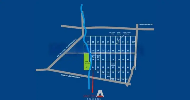 Savitry Towers Zirakpur: 3-4 BHK High-Rise Apartments in Gazipur | Best Residential Projects in Zirakpur