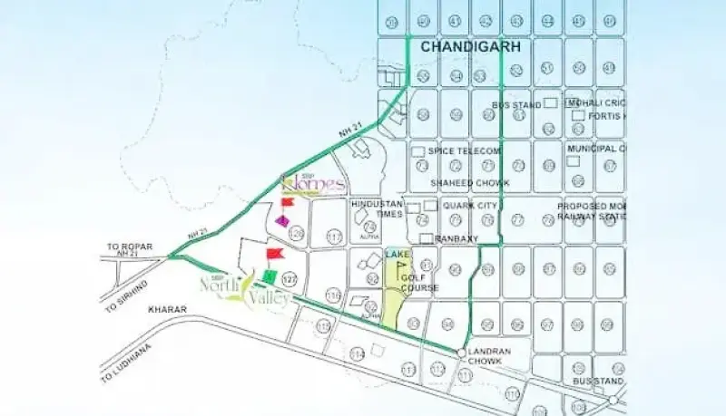 SBP North Valley Kharar Mohali: Best Residential Projects in Mohali | Affordable Apartments, High-Rise Society