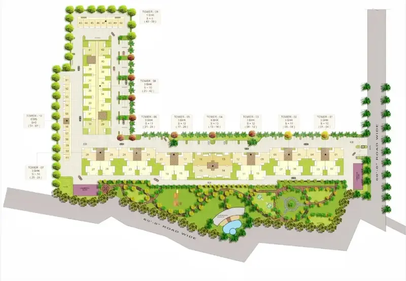 SBP South City Zirakpur - Best Residential Projects in Zirakpur | Luxury 3 & 4 BHK High-Rise Apartments