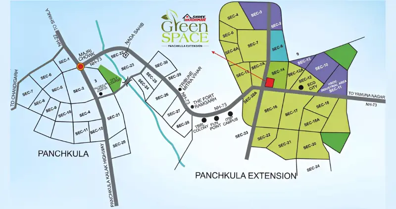 Shree Green Space Shimlipur Panchkula: Affordable Residential Apartments | Best Real Estate Projects in Panchkula