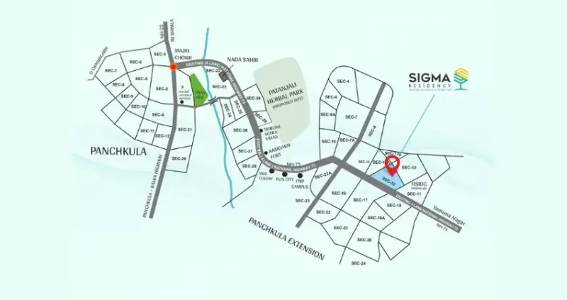 Sigma Residency Sector 12A: Best Residential Plots in Panchkula, Best residential project in Panchkula