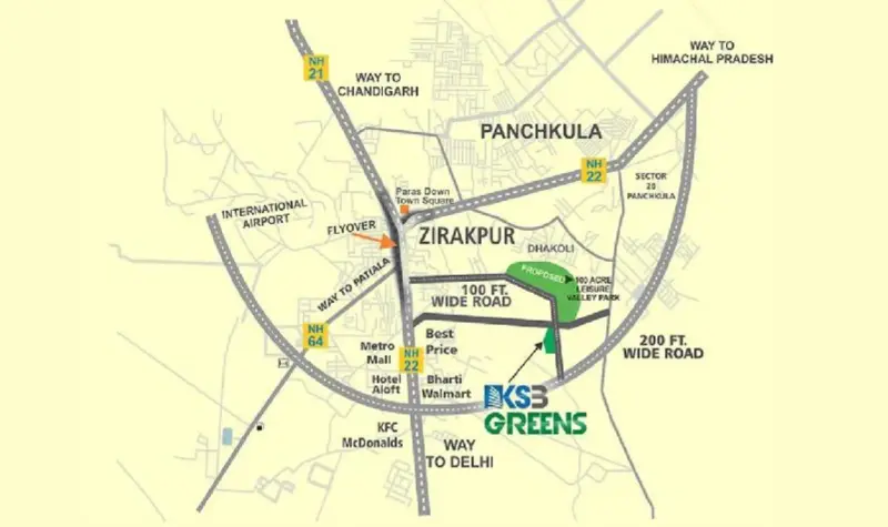 Soni Greens Gazipur Zirakpur | Affordable 3BHK Ready-to-Move Apartments in Zirakpur Residential Projects