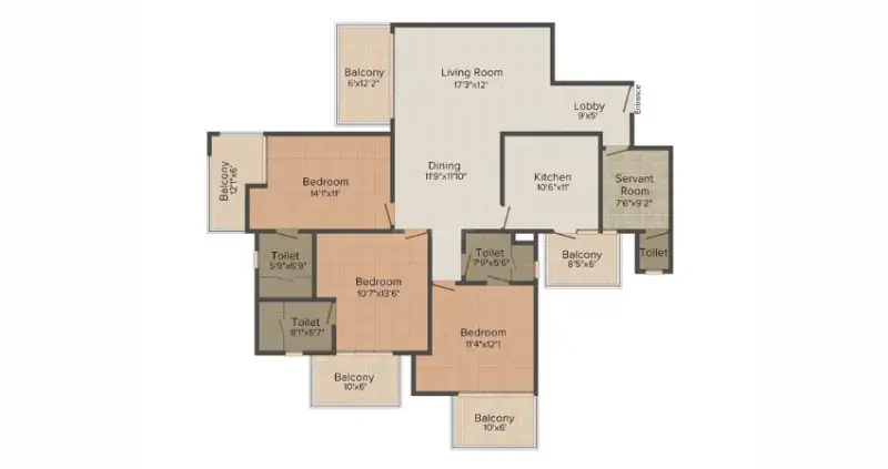 Suncity Parikrama Sector 20 Panchkula | Luxury 3-5 BHK Apartments - Top Real Estate Projects in Panchkula