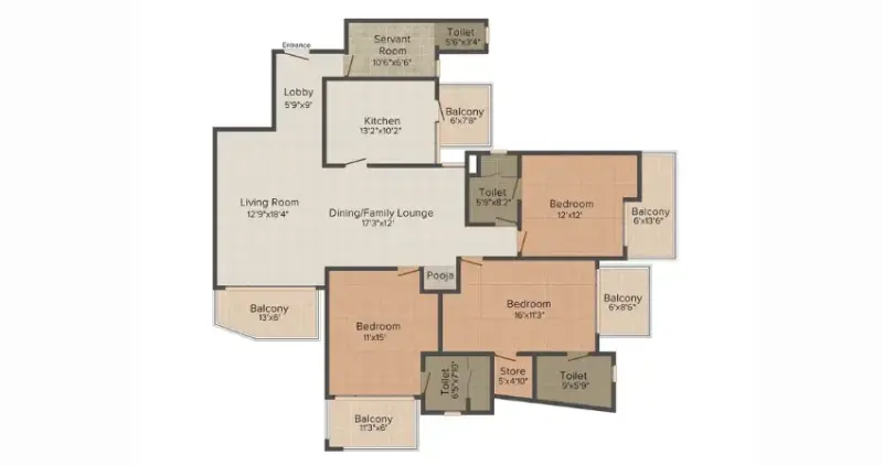 Suncity Parikrama Sector 20 Panchkula | Luxury 3-5 BHK Apartments - Top Real Estate Projects in Panchkula