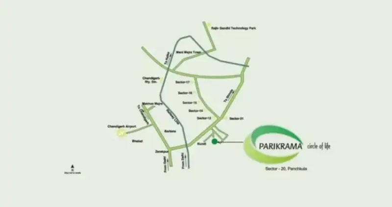 Suncity Parikrama Sector 20 Panchkula | Luxury 3-5 BHK Apartments - Top Real Estate Projects in Panchkula