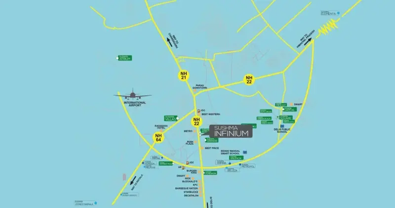 Sushma Infinium Mohali Punjab | Commercial Office Spaces Retail High Rise Projects in Mohali